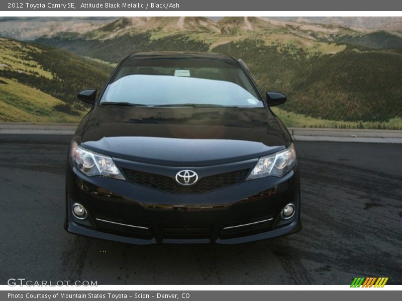 Attitude Black Metallic / Black/Ash 2012 Toyota Camry SE