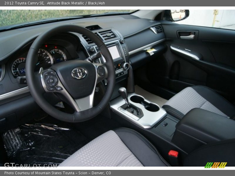 Attitude Black Metallic / Black/Ash 2012 Toyota Camry SE