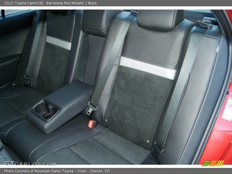 Barcelona Red Metallic / Black 2012 Toyota Camry SE