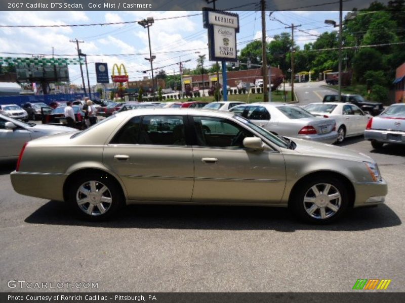 Gold Mist / Cashmere 2007 Cadillac DTS Sedan