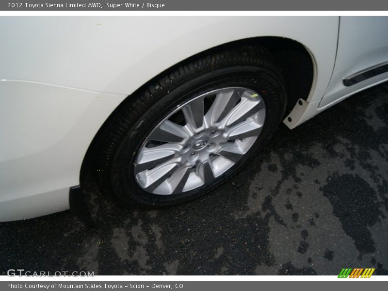 Super White / Bisque 2012 Toyota Sienna Limited AWD