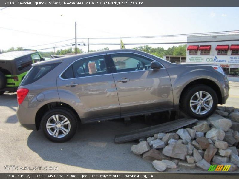 Mocha Steel Metallic / Jet Black/Light Titanium 2010 Chevrolet Equinox LS AWD