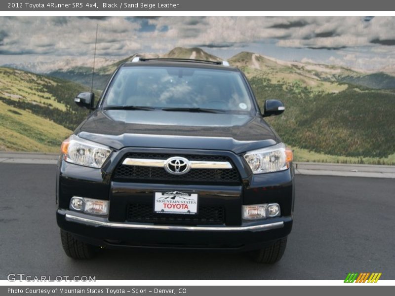 Black / Sand Beige Leather 2012 Toyota 4Runner SR5 4x4