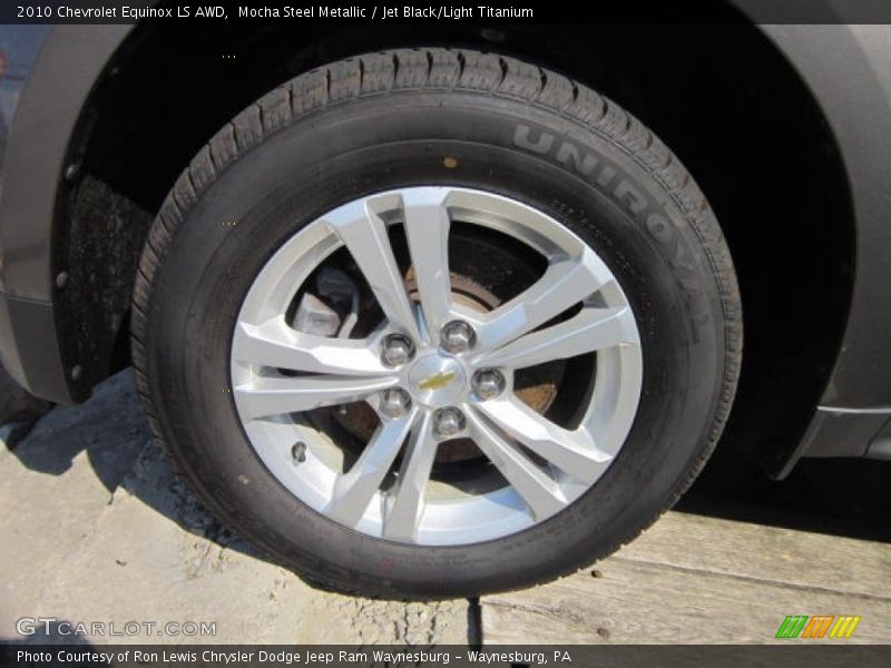 Mocha Steel Metallic / Jet Black/Light Titanium 2010 Chevrolet Equinox LS AWD