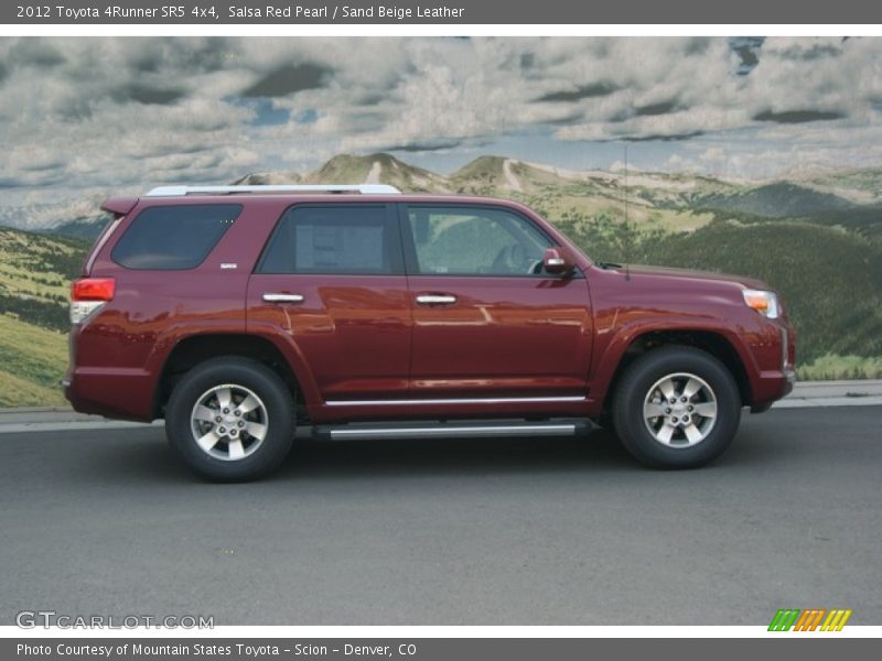Salsa Red Pearl / Sand Beige Leather 2012 Toyota 4Runner SR5 4x4