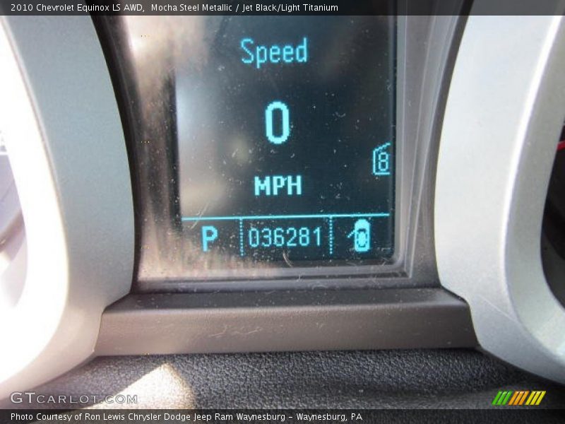 Mocha Steel Metallic / Jet Black/Light Titanium 2010 Chevrolet Equinox LS AWD