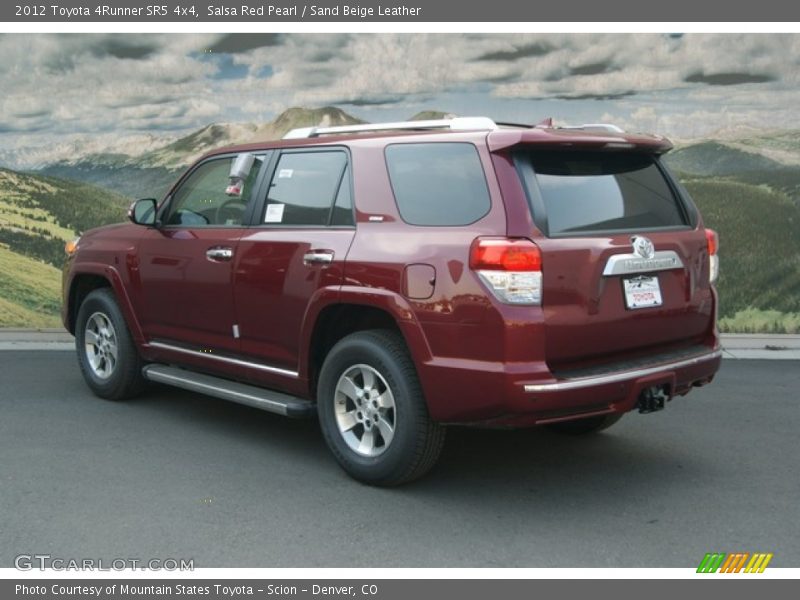 Salsa Red Pearl / Sand Beige Leather 2012 Toyota 4Runner SR5 4x4
