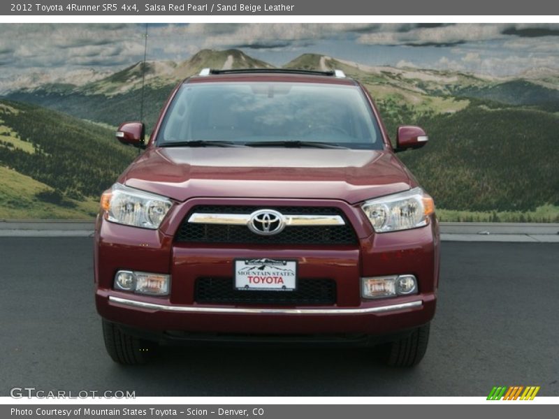 Salsa Red Pearl / Sand Beige Leather 2012 Toyota 4Runner SR5 4x4
