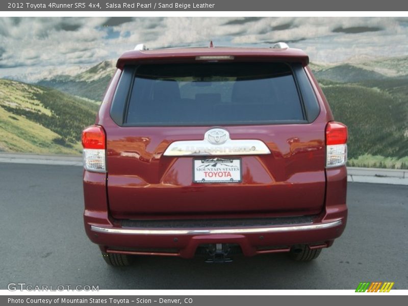 Salsa Red Pearl / Sand Beige Leather 2012 Toyota 4Runner SR5 4x4