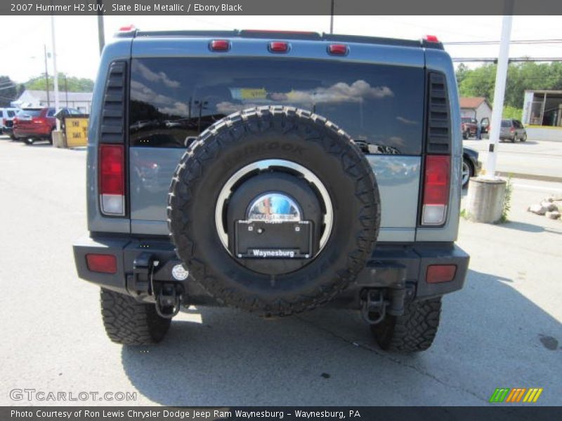 Slate Blue Metallic / Ebony Black 2007 Hummer H2 SUV