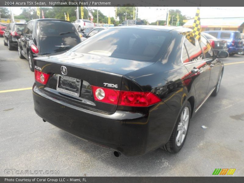 Nighthawk Black Pearl / Parchment 2004 Acura TSX Sedan