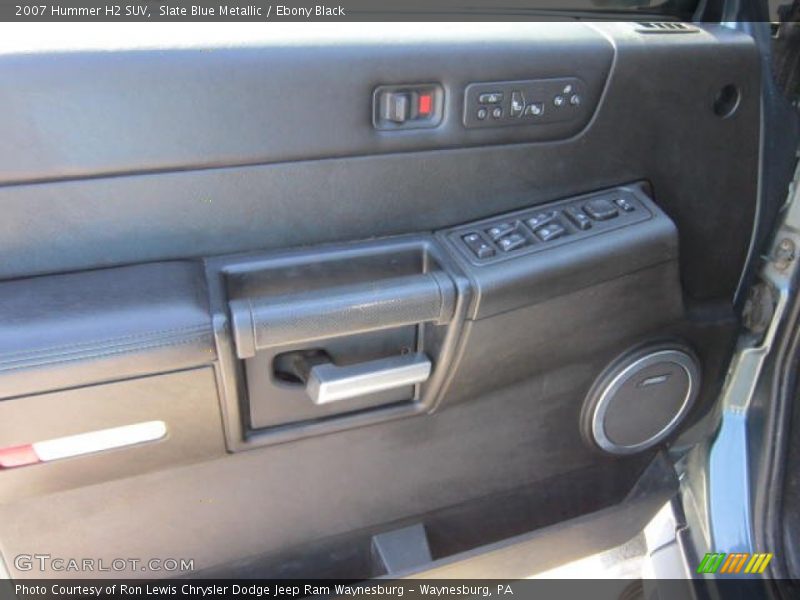 Slate Blue Metallic / Ebony Black 2007 Hummer H2 SUV