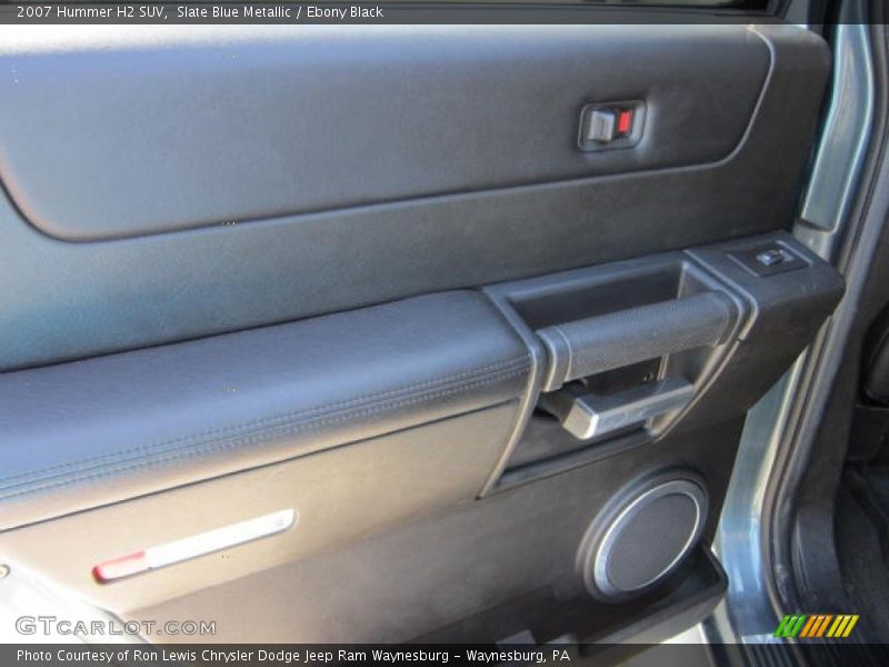 Slate Blue Metallic / Ebony Black 2007 Hummer H2 SUV