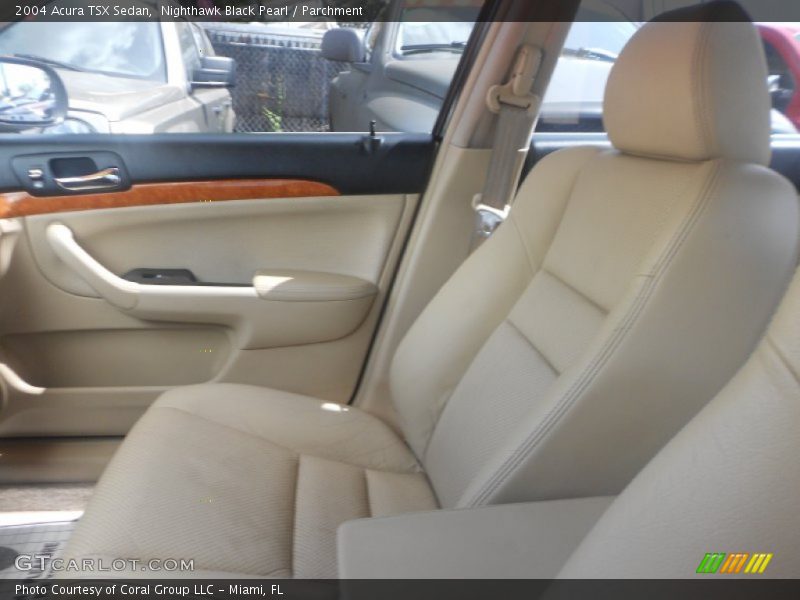 Nighthawk Black Pearl / Parchment 2004 Acura TSX Sedan