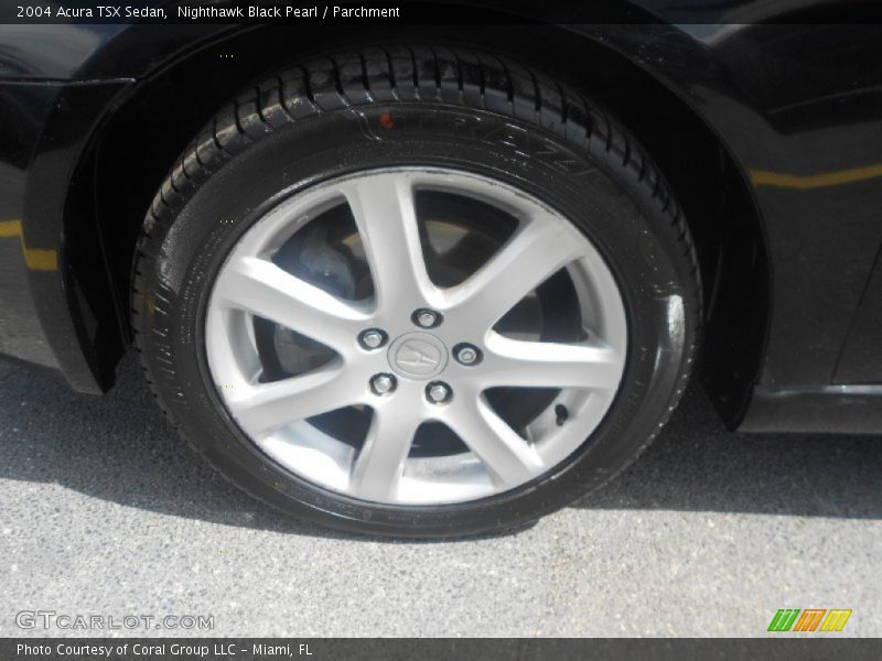 Nighthawk Black Pearl / Parchment 2004 Acura TSX Sedan