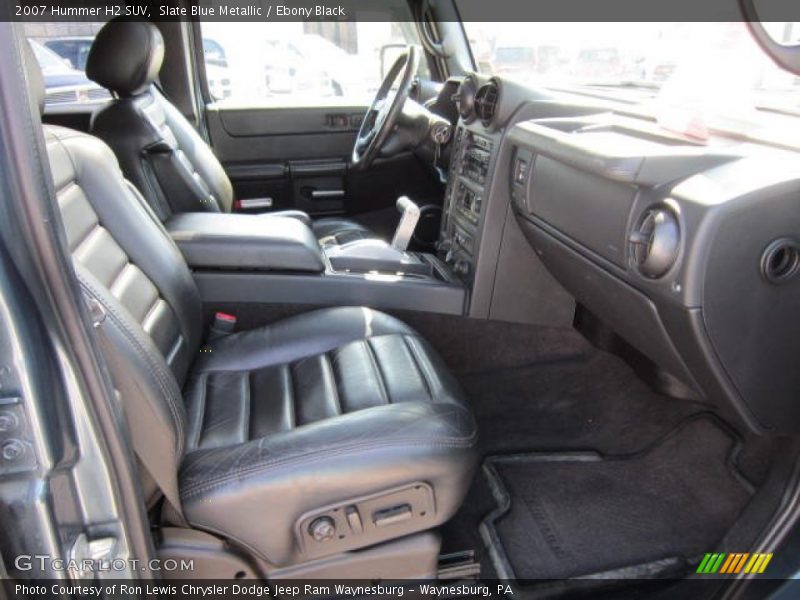  2007 H2 SUV Ebony Black Interior