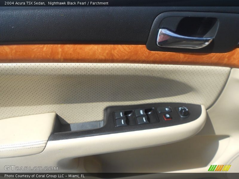 Nighthawk Black Pearl / Parchment 2004 Acura TSX Sedan