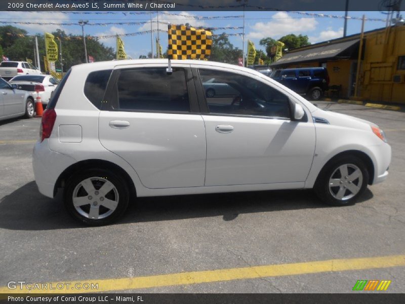 Summit White / Charcoal 2009 Chevrolet Aveo Aveo5 LS