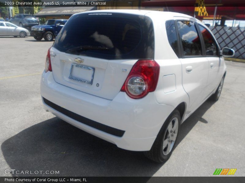 Summit White / Charcoal 2009 Chevrolet Aveo Aveo5 LS