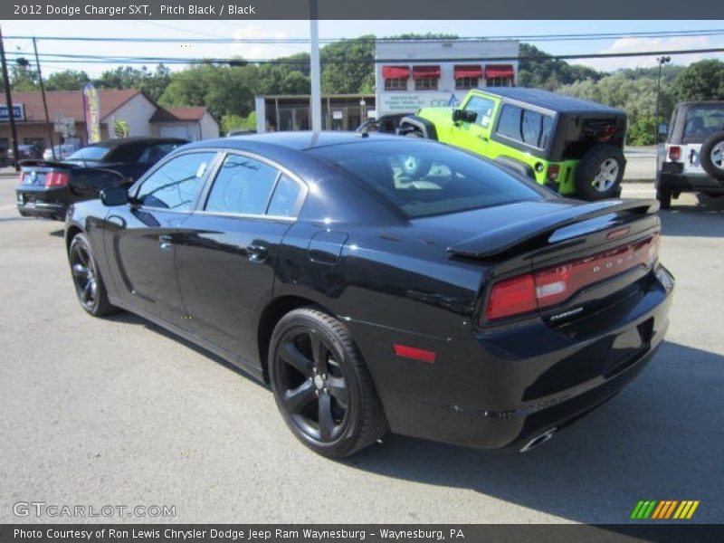 Pitch Black / Black 2012 Dodge Charger SXT