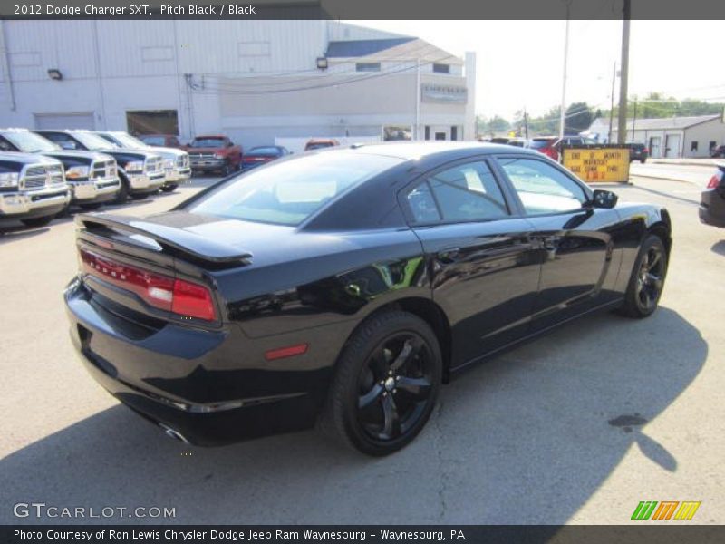 Pitch Black / Black 2012 Dodge Charger SXT
