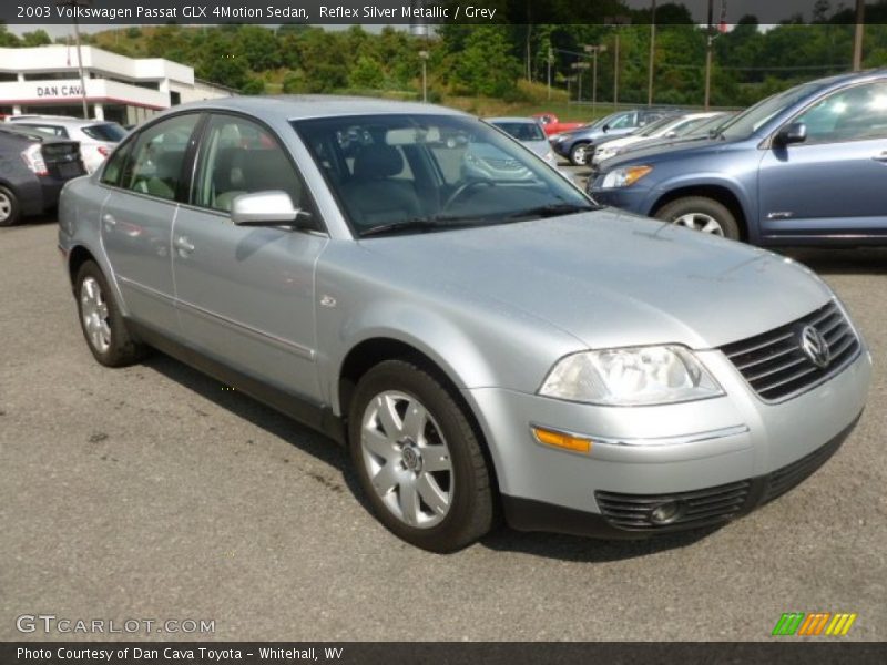 Reflex Silver Metallic / Grey 2003 Volkswagen Passat GLX 4Motion Sedan