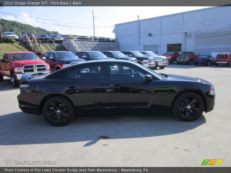 Pitch Black / Black 2012 Dodge Charger SXT