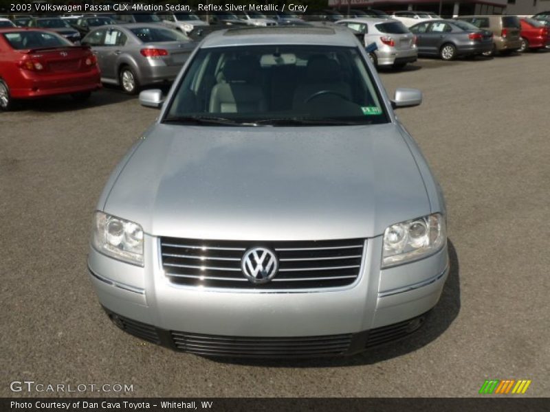 Reflex Silver Metallic / Grey 2003 Volkswagen Passat GLX 4Motion Sedan