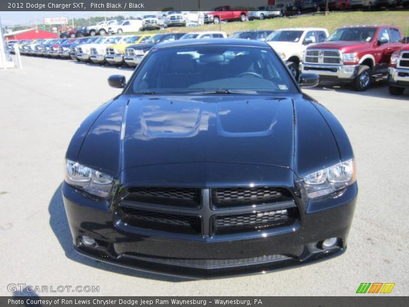 Pitch Black / Black 2012 Dodge Charger SXT