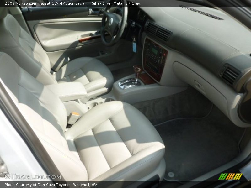 Reflex Silver Metallic / Grey 2003 Volkswagen Passat GLX 4Motion Sedan