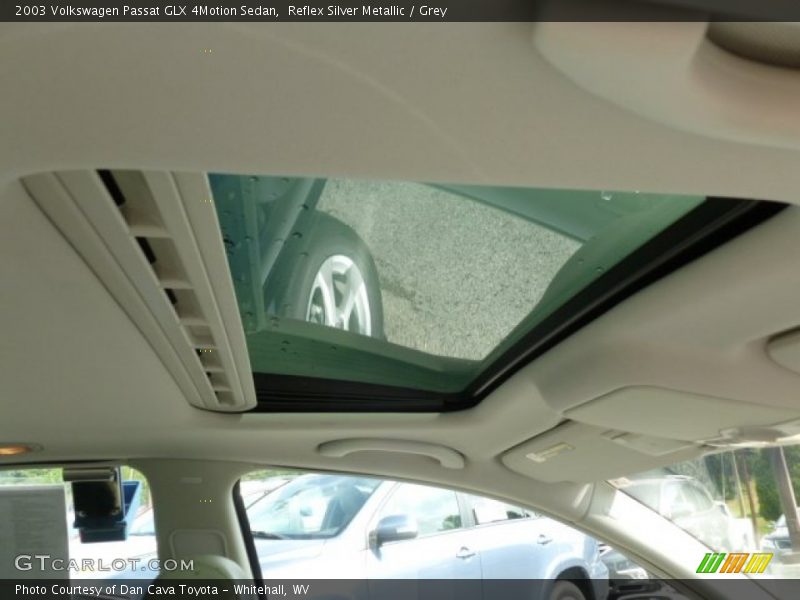 Reflex Silver Metallic / Grey 2003 Volkswagen Passat GLX 4Motion Sedan
