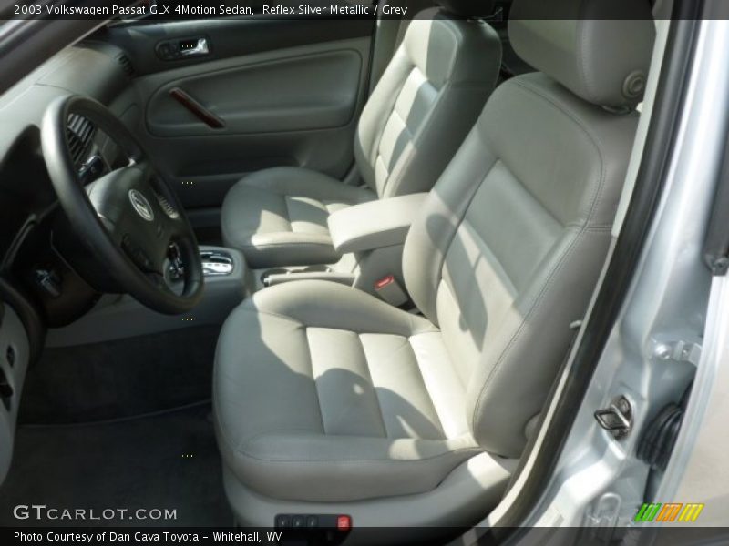 Reflex Silver Metallic / Grey 2003 Volkswagen Passat GLX 4Motion Sedan