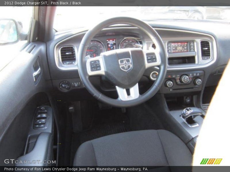 Pitch Black / Black 2012 Dodge Charger SXT