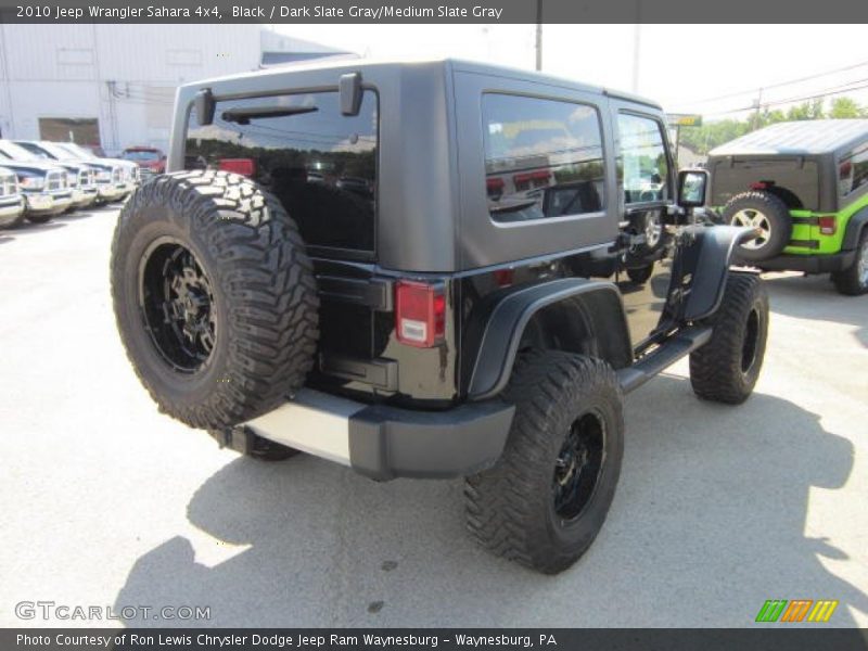 Black / Dark Slate Gray/Medium Slate Gray 2010 Jeep Wrangler Sahara 4x4