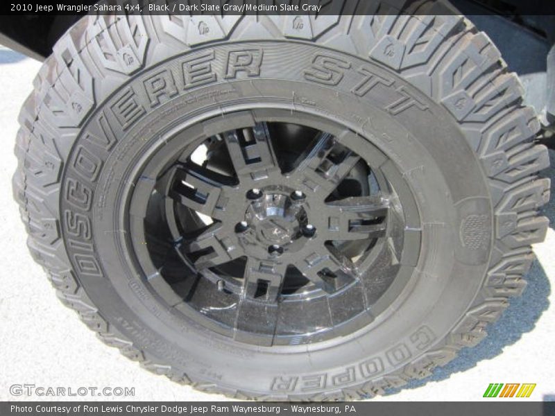 Custom Wheels of 2010 Wrangler Sahara 4x4