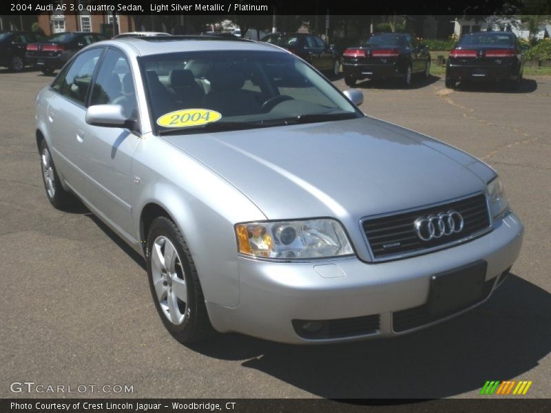 Light Silver Metallic / Platinum 2004 Audi A6 3.0 quattro Sedan