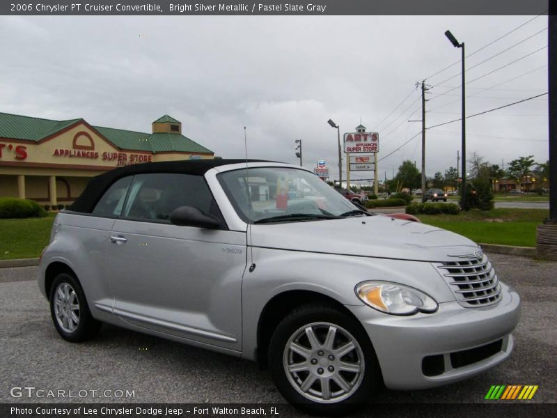 Bright Silver Metallic / Pastel Slate Gray 2006 Chrysler PT Cruiser Convertible