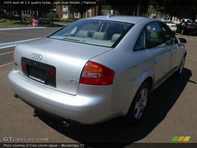Light Silver Metallic / Platinum 2004 Audi A6 3.0 quattro Sedan