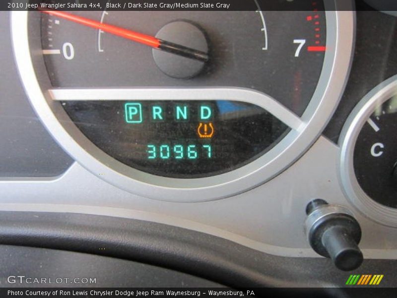 Black / Dark Slate Gray/Medium Slate Gray 2010 Jeep Wrangler Sahara 4x4