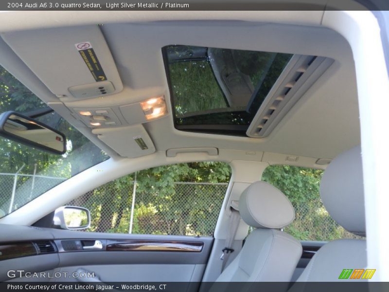 Light Silver Metallic / Platinum 2004 Audi A6 3.0 quattro Sedan