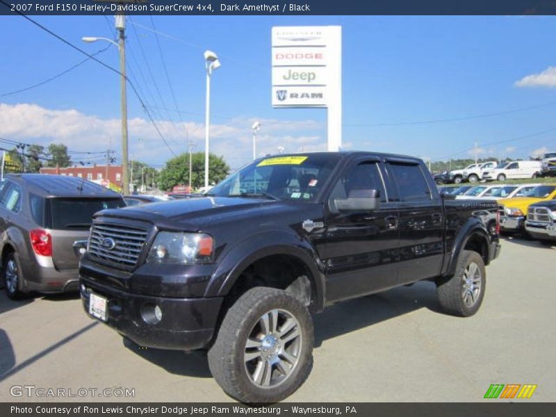 Dark Amethyst / Black 2007 Ford F150 Harley-Davidson SuperCrew 4x4