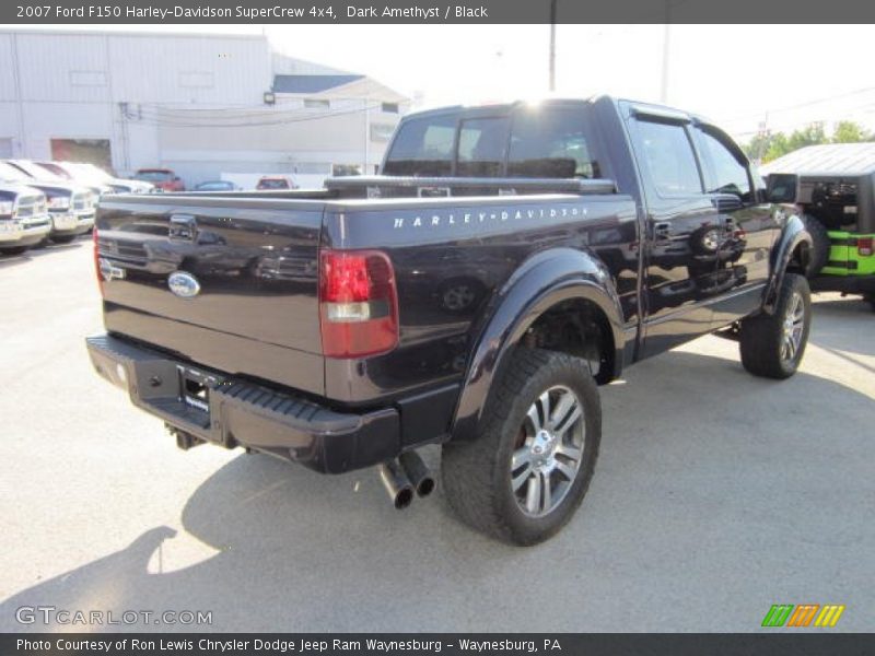 Dark Amethyst / Black 2007 Ford F150 Harley-Davidson SuperCrew 4x4
