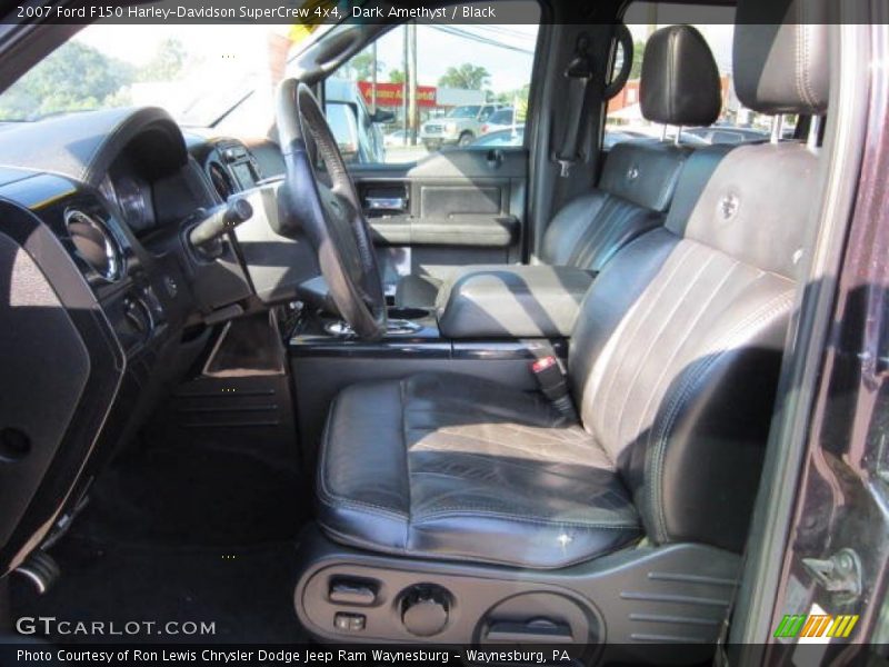 Front Seat of 2007 F150 Harley-Davidson SuperCrew 4x4