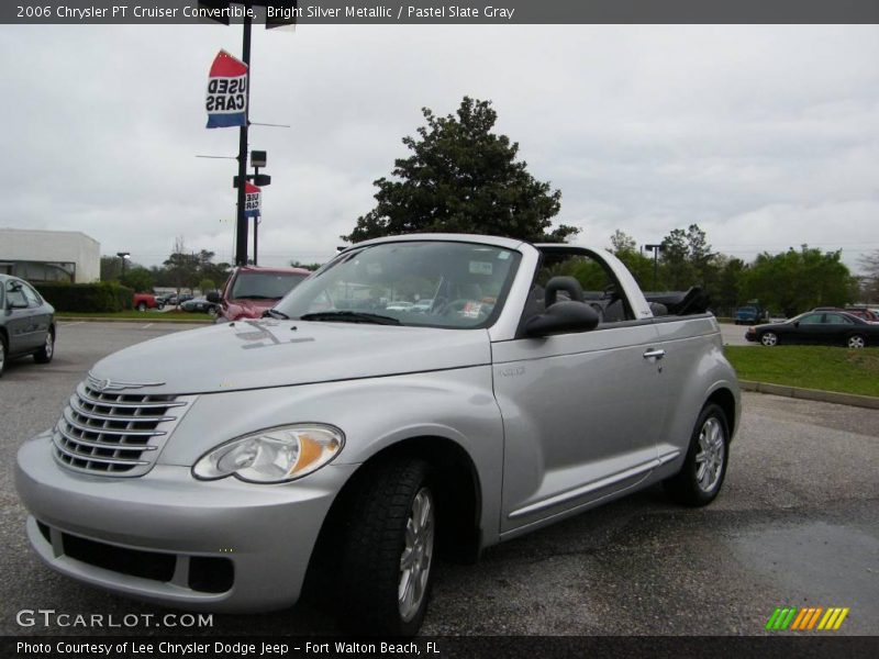 Bright Silver Metallic / Pastel Slate Gray 2006 Chrysler PT Cruiser Convertible