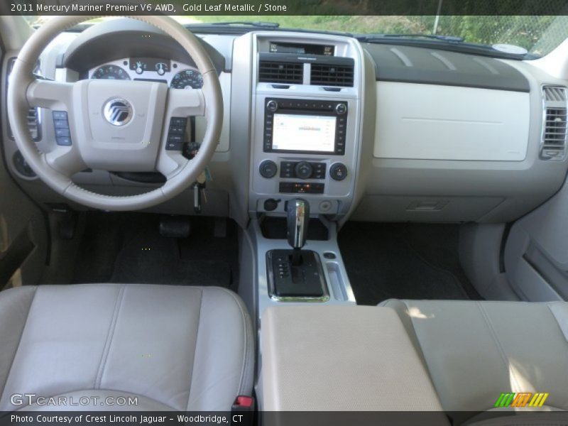 Gold Leaf Metallic / Stone 2011 Mercury Mariner Premier V6 AWD