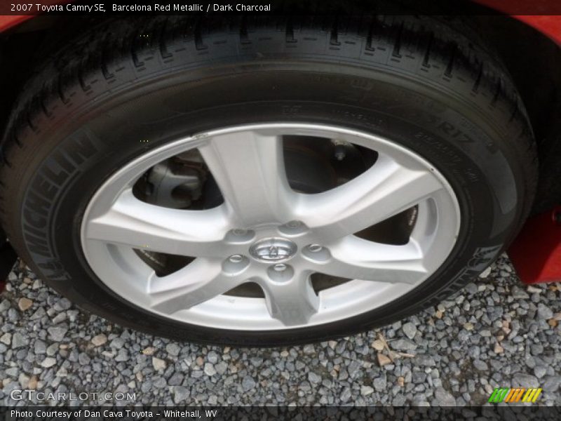 Barcelona Red Metallic / Dark Charcoal 2007 Toyota Camry SE