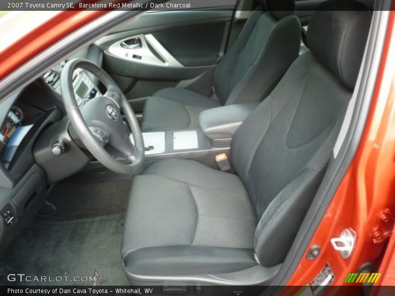 Barcelona Red Metallic / Dark Charcoal 2007 Toyota Camry SE