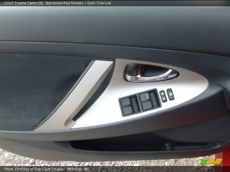 Barcelona Red Metallic / Dark Charcoal 2007 Toyota Camry SE