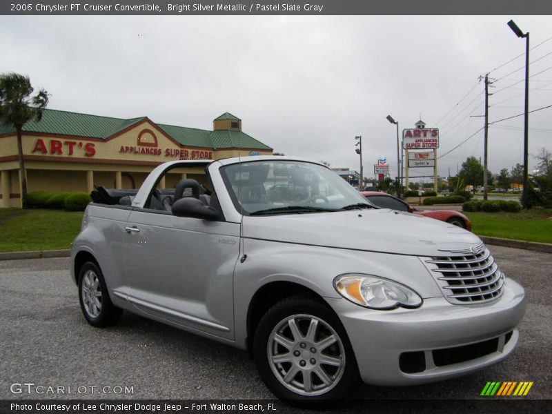 Bright Silver Metallic / Pastel Slate Gray 2006 Chrysler PT Cruiser Convertible