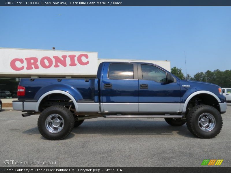 Dark Blue Pearl Metallic / Black 2007 Ford F150 FX4 SuperCrew 4x4